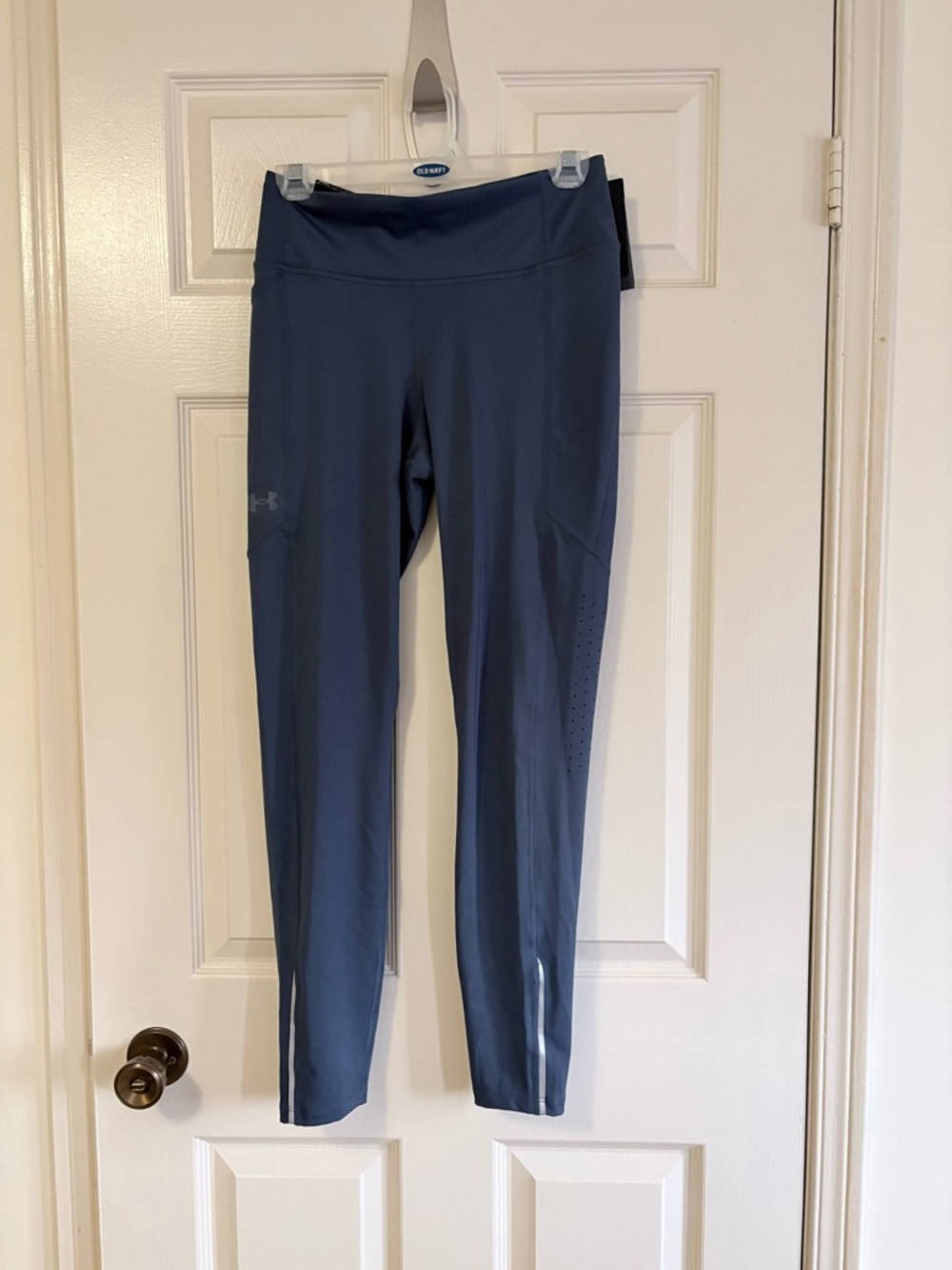 Under Armour High-Rise Full Length Workout Leggings | Blue |Sz M